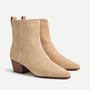 Suede Western boot